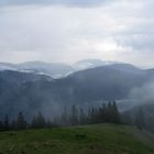 Morgennebel über dem oberen Isartal