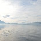 Morgennebel über dem Zugersee