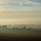 Morgennebel über den Höhen des Rheintal