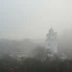 Morgennebel über der Isar