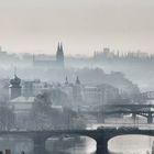 Morgennebel über der Stadt