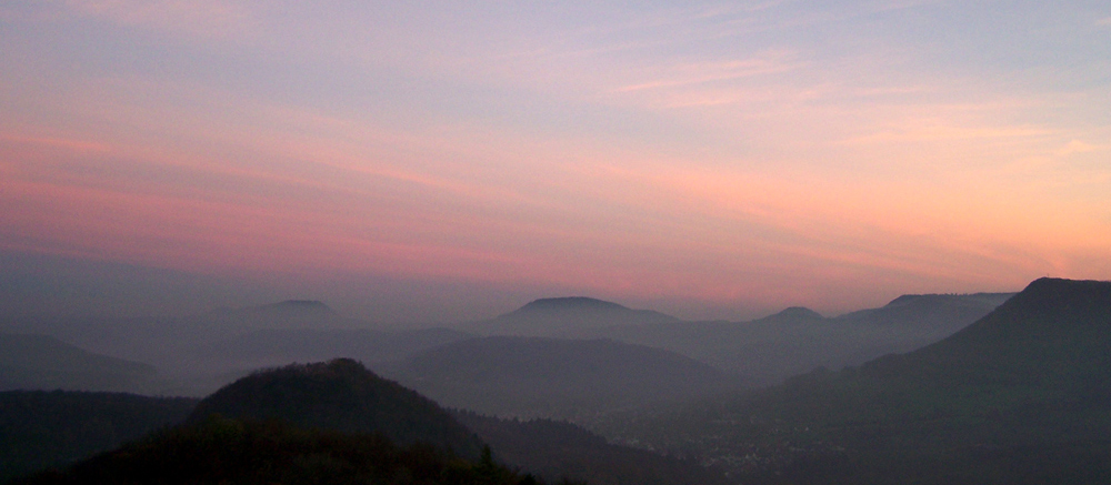 Morgennebel über Donzdorf