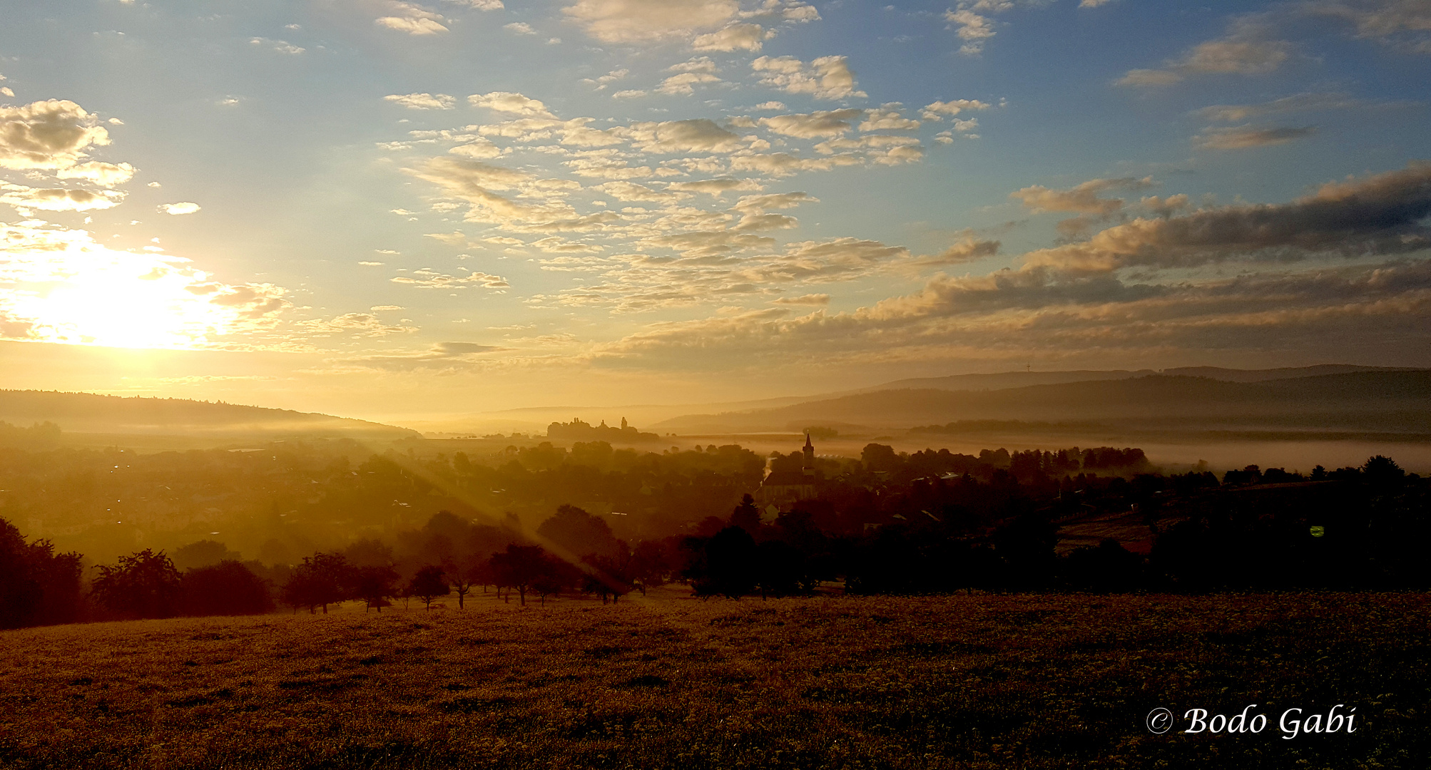 Morgennebel über Eschbach