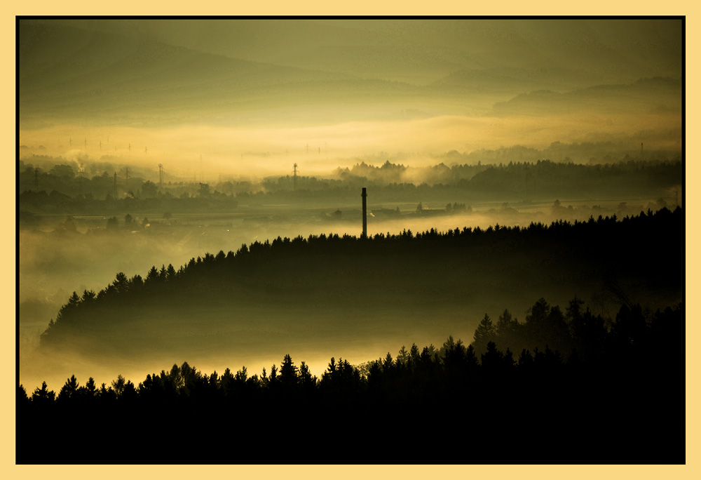 Morgennebel über Salzburg