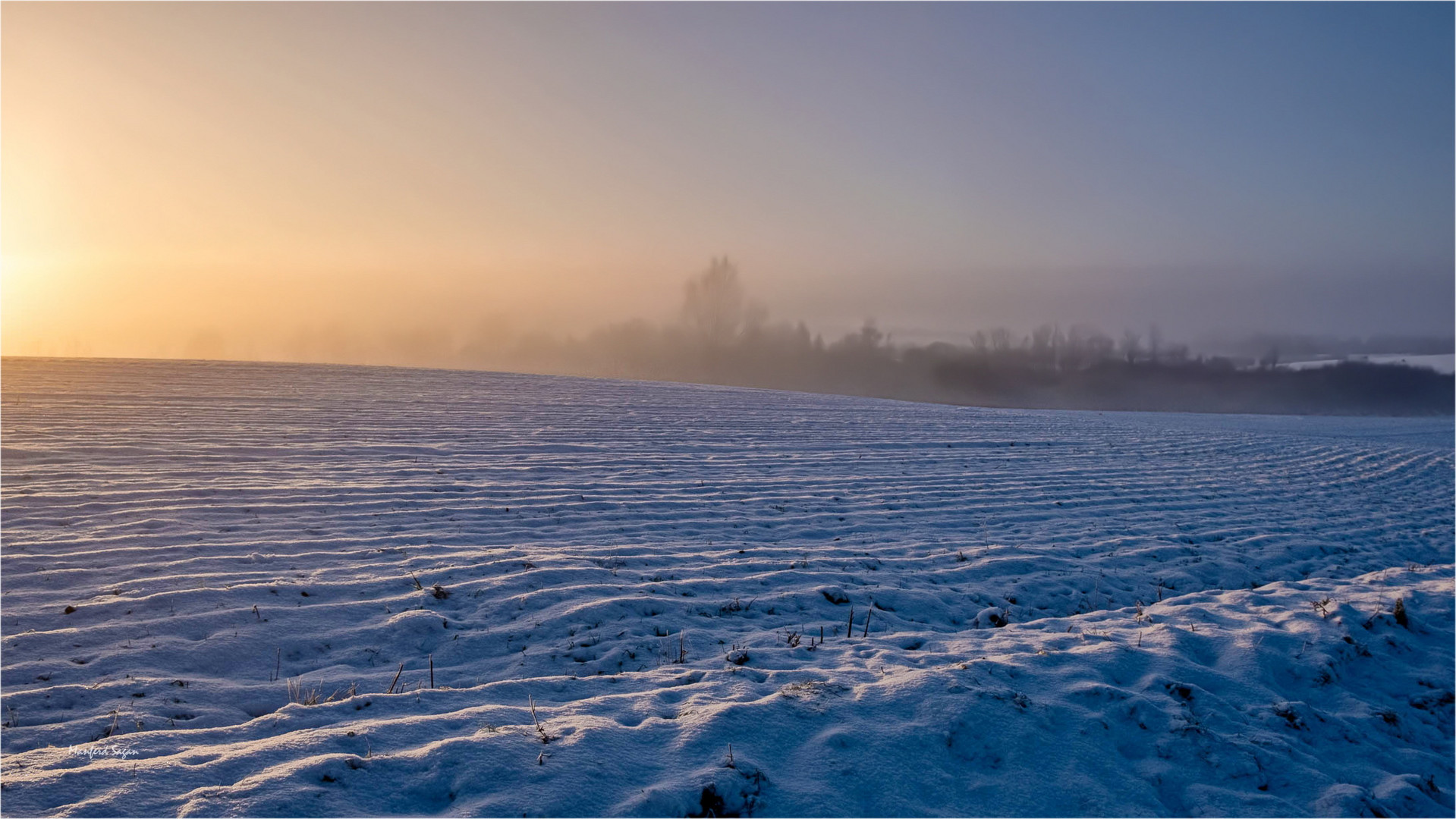 Morgennebel über Vorpommern... 