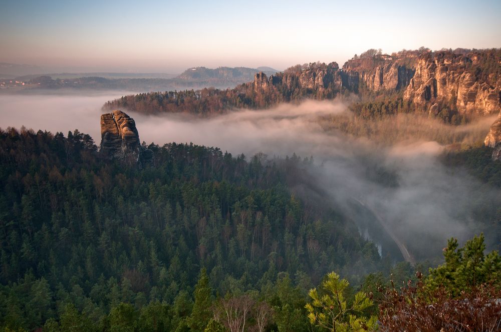 Morgennebel übern Amselgrund