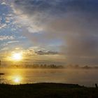 Morgennebel übern See