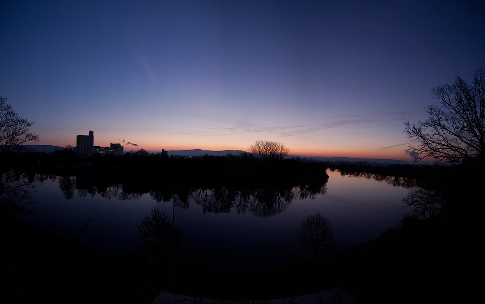 Morgenröte am Fort Luise (Hameln)