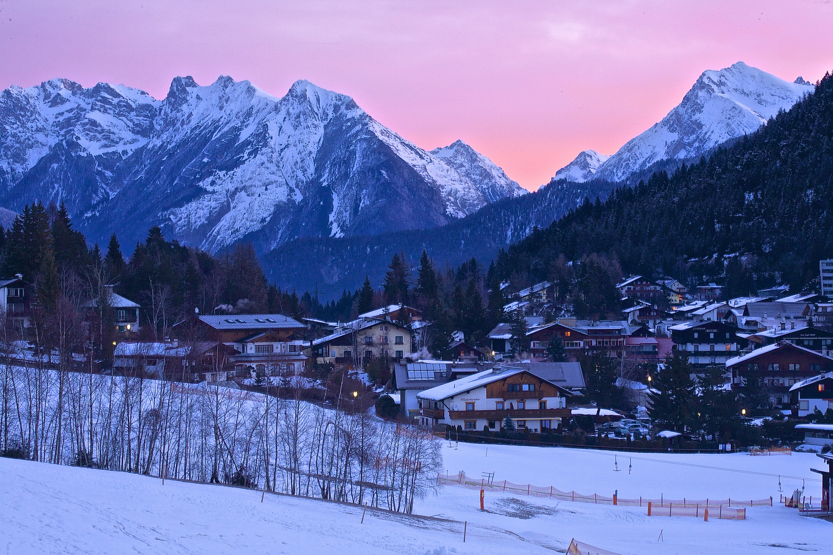 Morgenröte in Seefeld