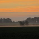 Morgenröte mit Nebel