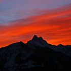 Morgenröte ums Schreckhorn