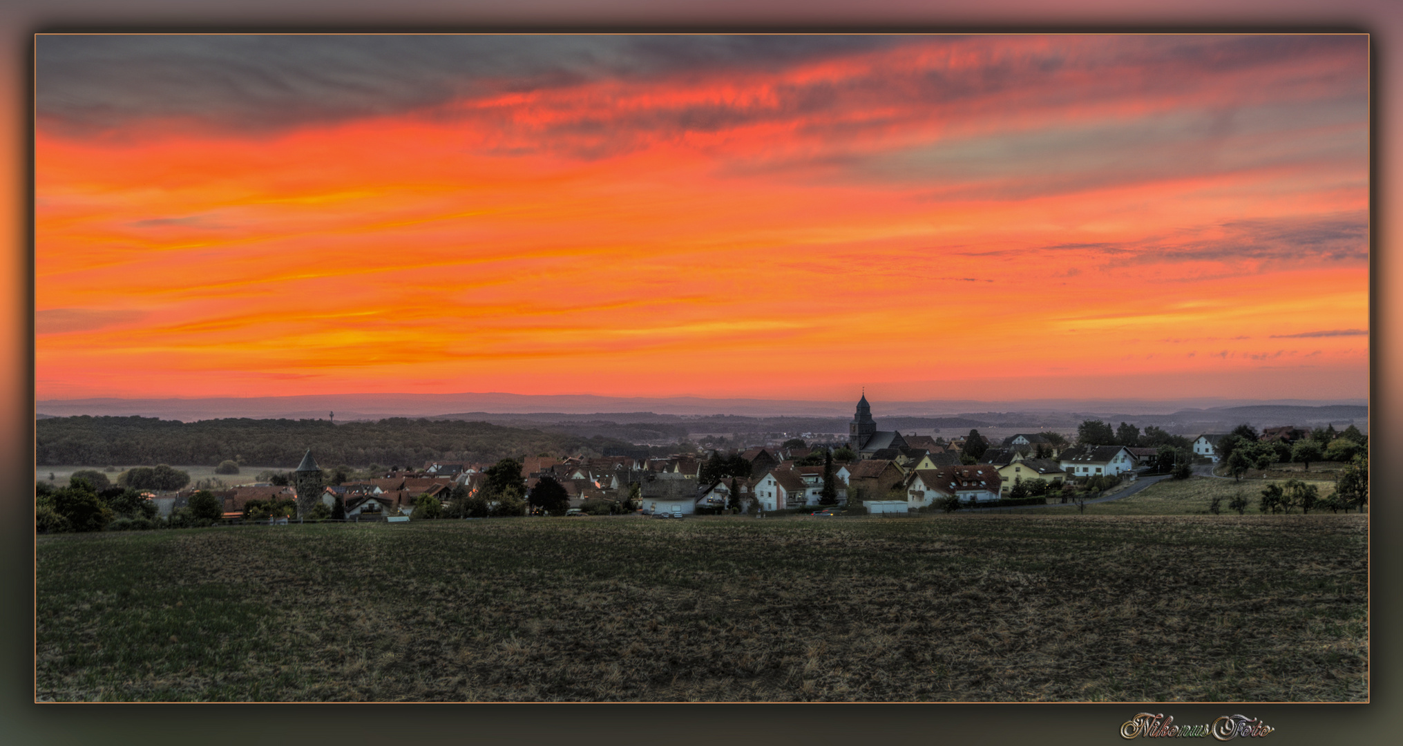 Morgenrot am 26.09.2018