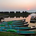 Morgenrot am Inle Lake