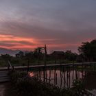 Morgenrot am Inle Lake