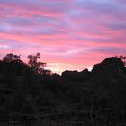 Morgenrot am Kings Canyon