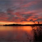 Morgenrot am Näsbysjön