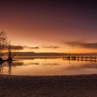 Morgenrot am Starnbergersee