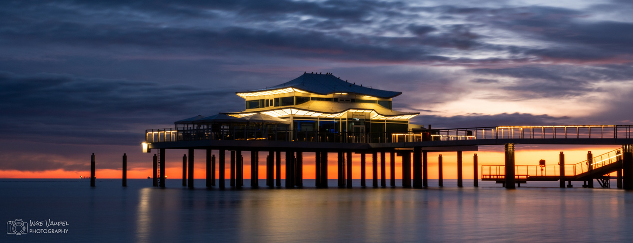 Morgenrot am Timmendorfer Strand