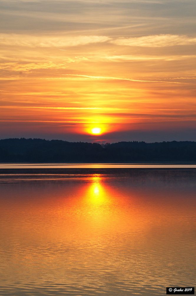 Morgenrot am Waginger See