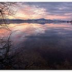 Morgenrot am Wallersee ... 12.2012