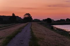 Morgenrot an der Schlei