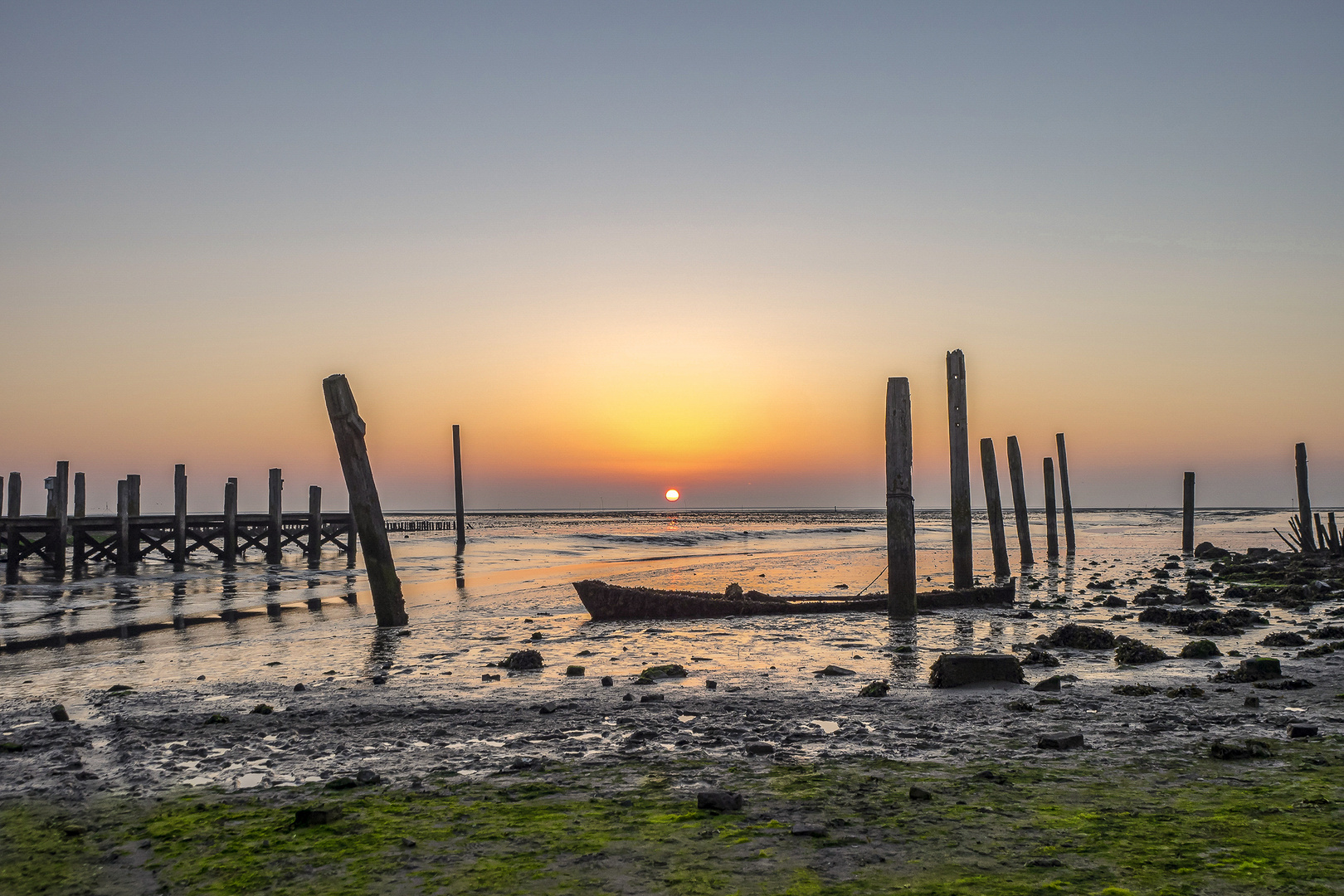 Morgenrot auf Texel 