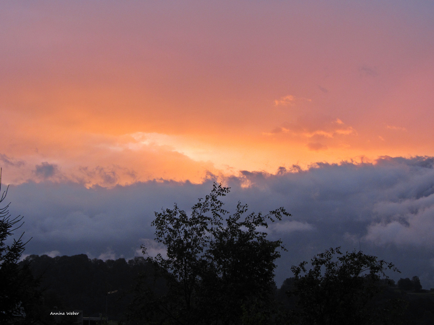 Morgenrot bei Föhn