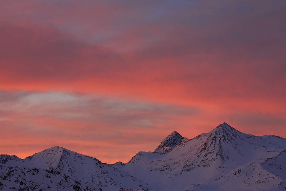 Morgenrot im Morgengrau