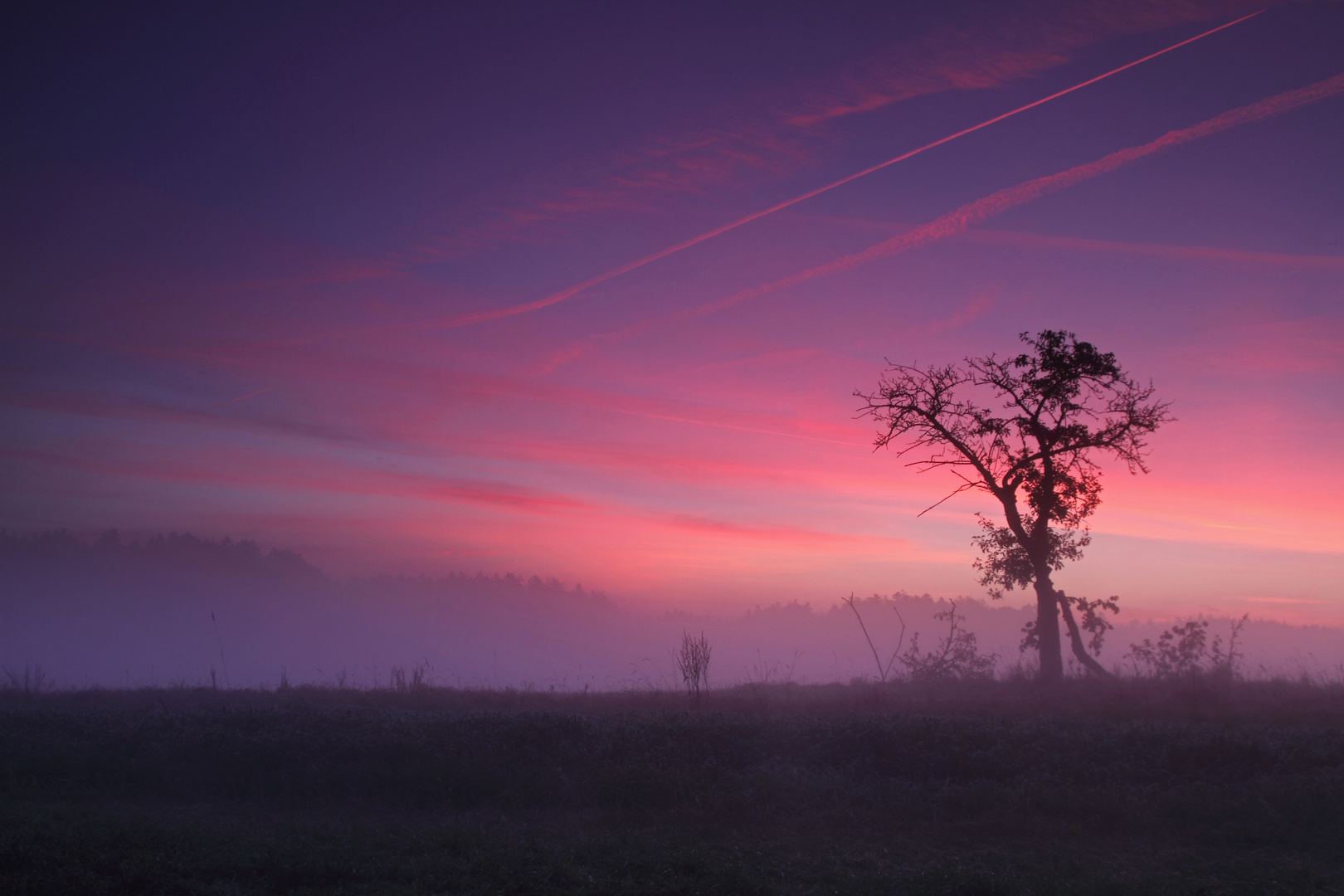 Morgenrot im November