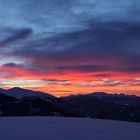 Morgenrot im Pustertal