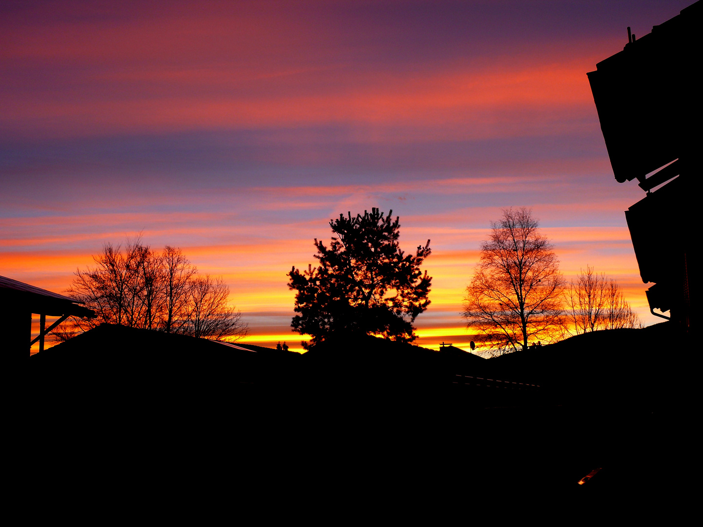 Morgenrot in Bad Tölz