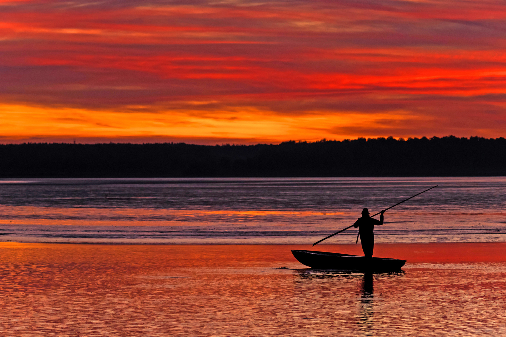 Morgenrot in Trebon