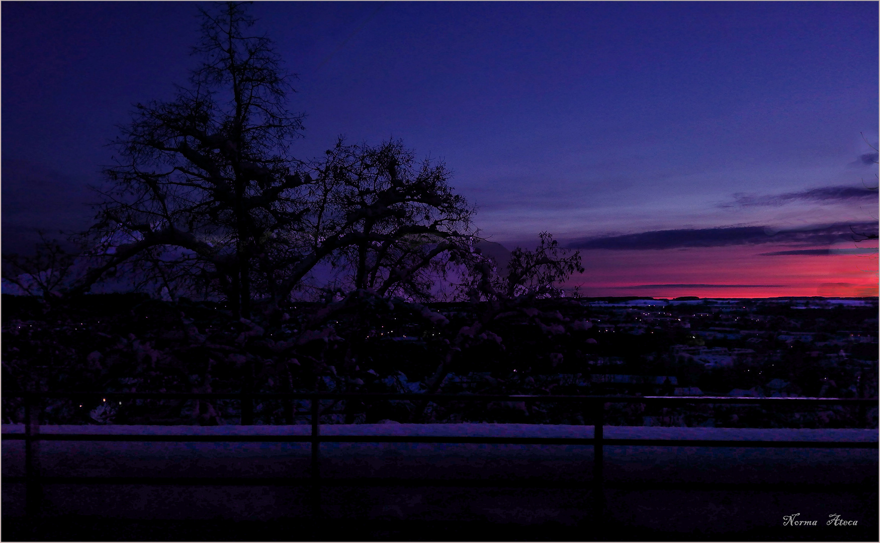 Morgenrot  Kaufbeuren 18.01.21.