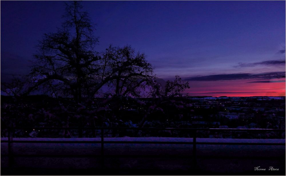 Morgenrot  Kaufbeuren 18.01.21.