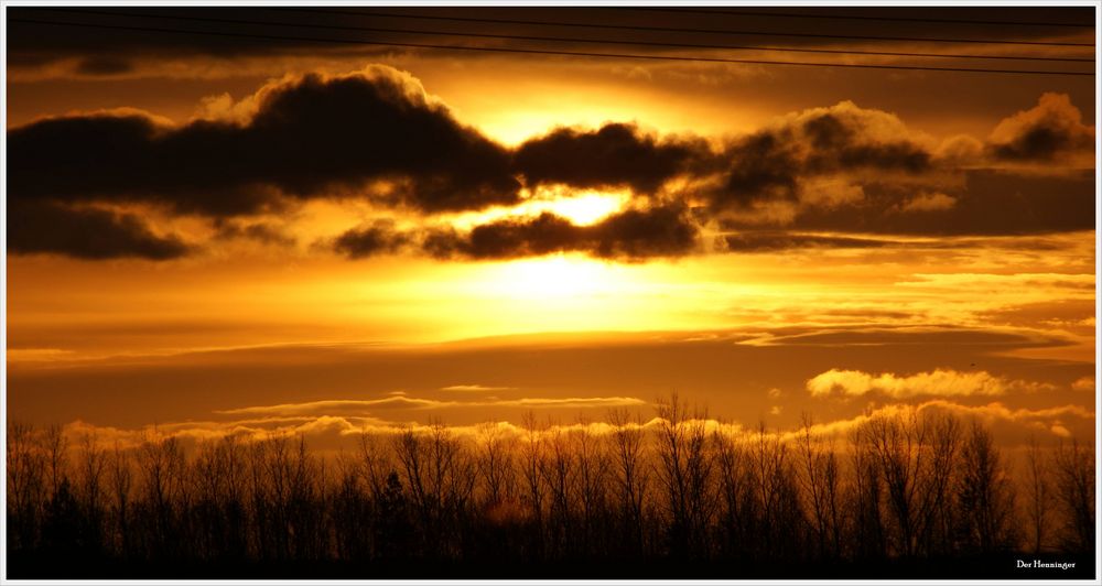 Morgenrot schlecht Wetter droht ...!!!