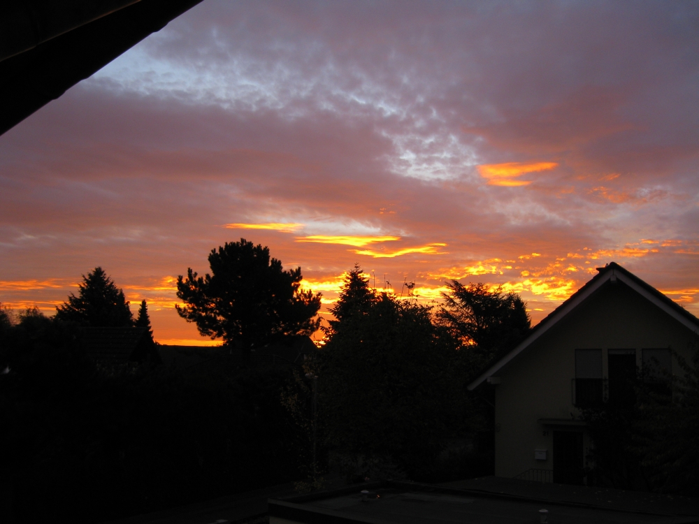 Morgenrot über Luthe V (letztes Bild)