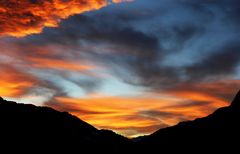 Morgenrot überm Montafon