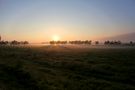 Morgens 6 Uhr am Rhein in Xanten von Axel Götze-Rohen 