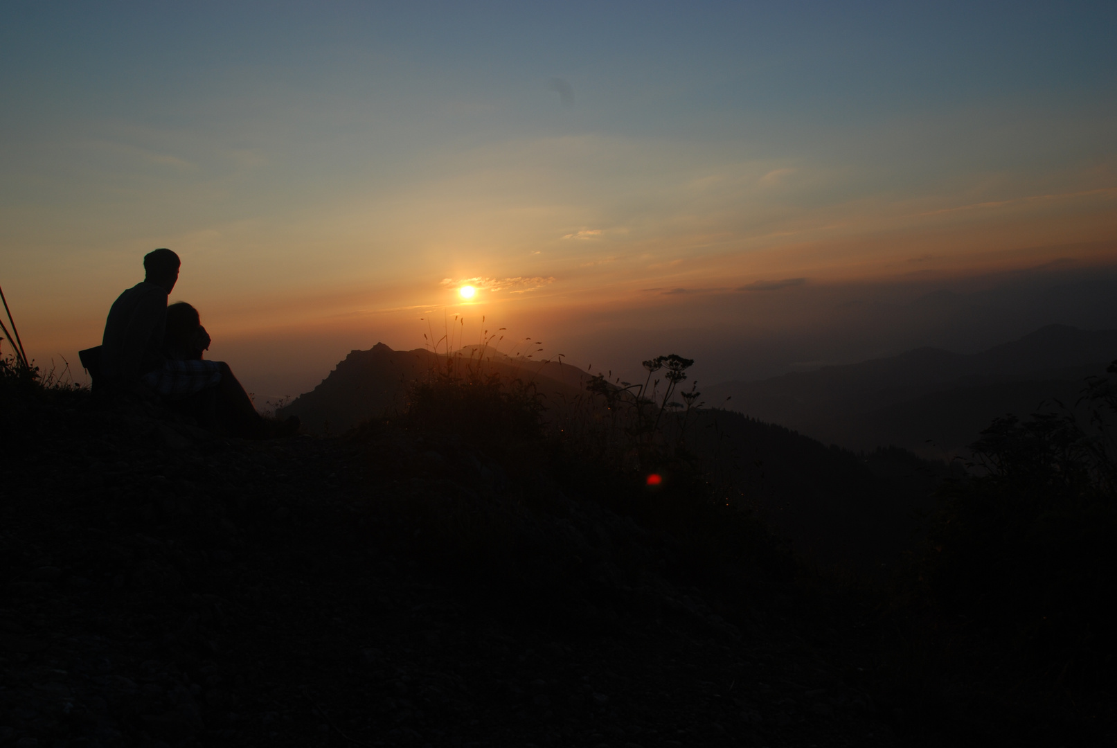 Morgens, 6:00 auf dem Berg