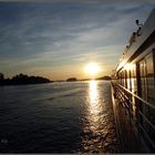 Morgens 6:30 Uhr auf dem Rhein