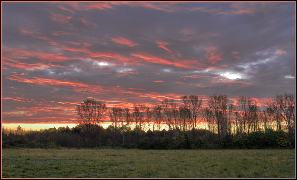 Morgens 7 Uhr in Wesseling