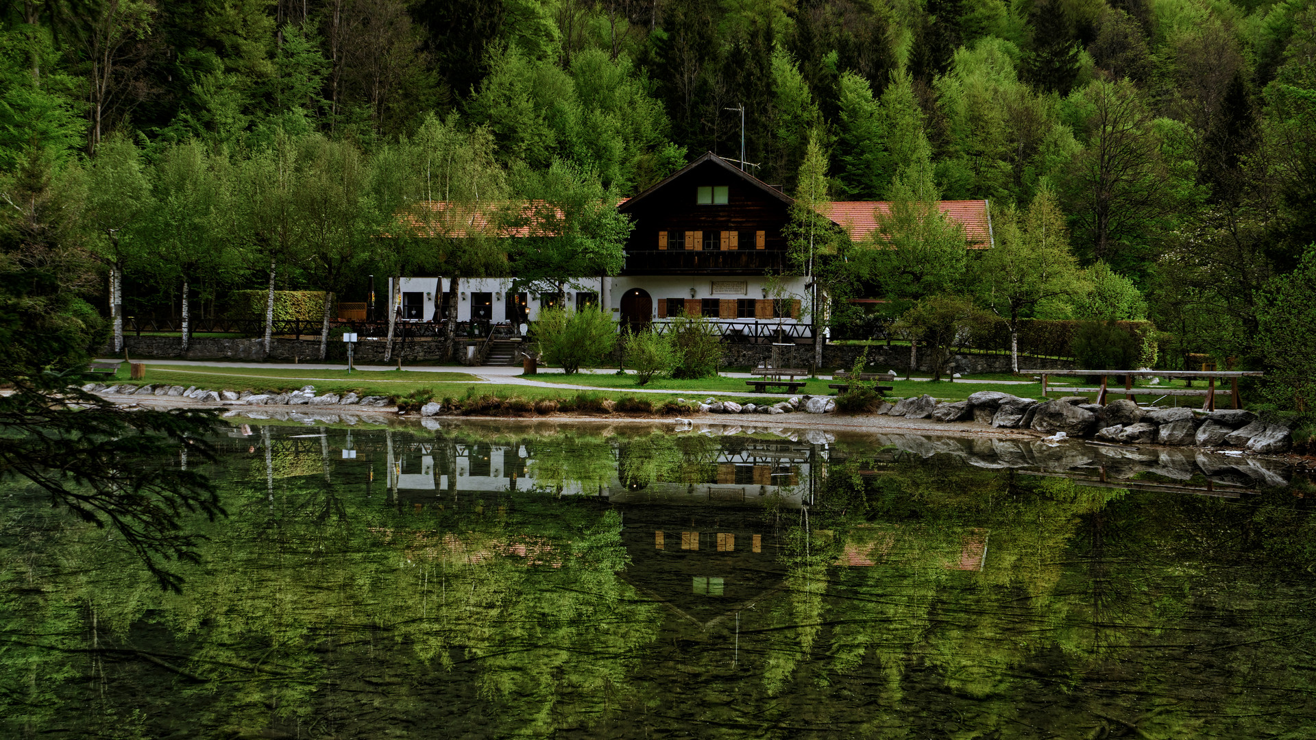 Morgens am Alatsee