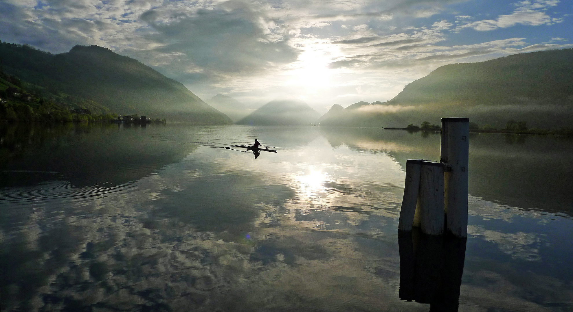 Morgens am Alpnacher See