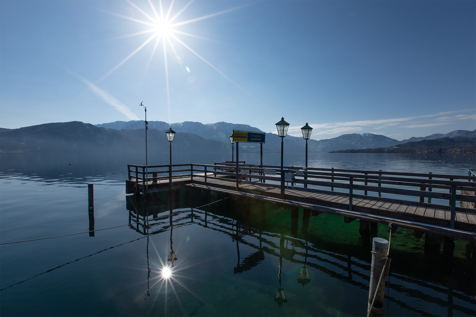 Morgens am Attersee