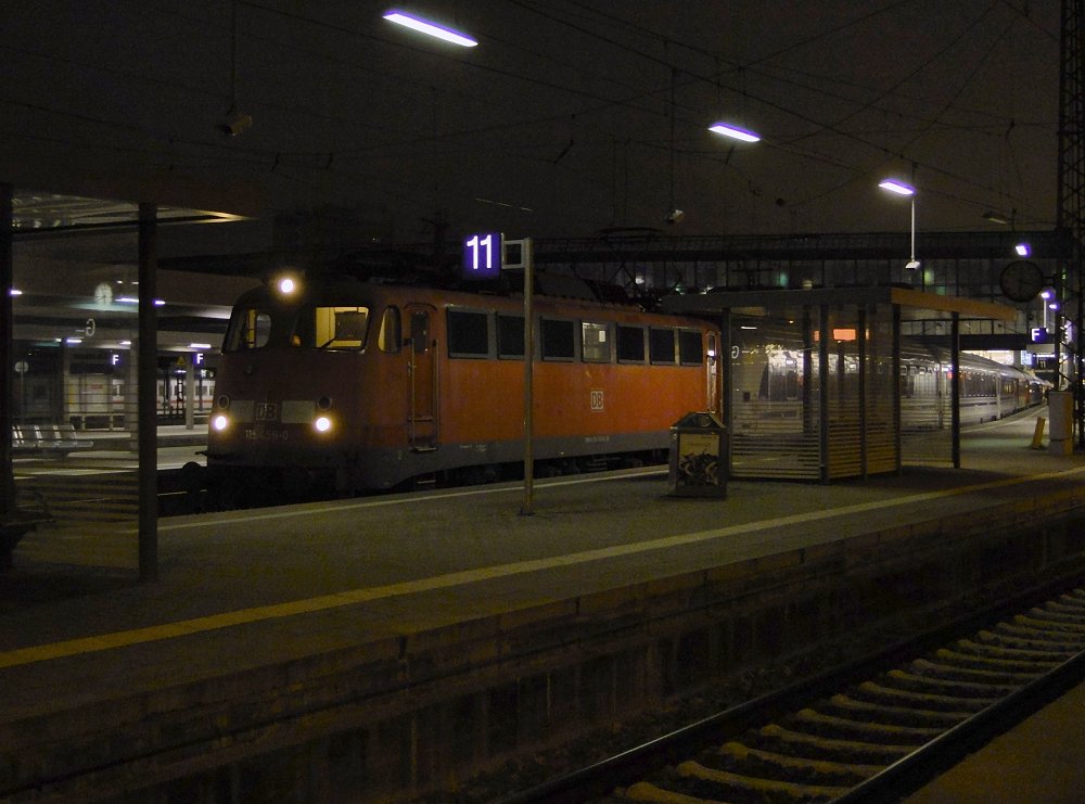 Morgens am Bahnhof