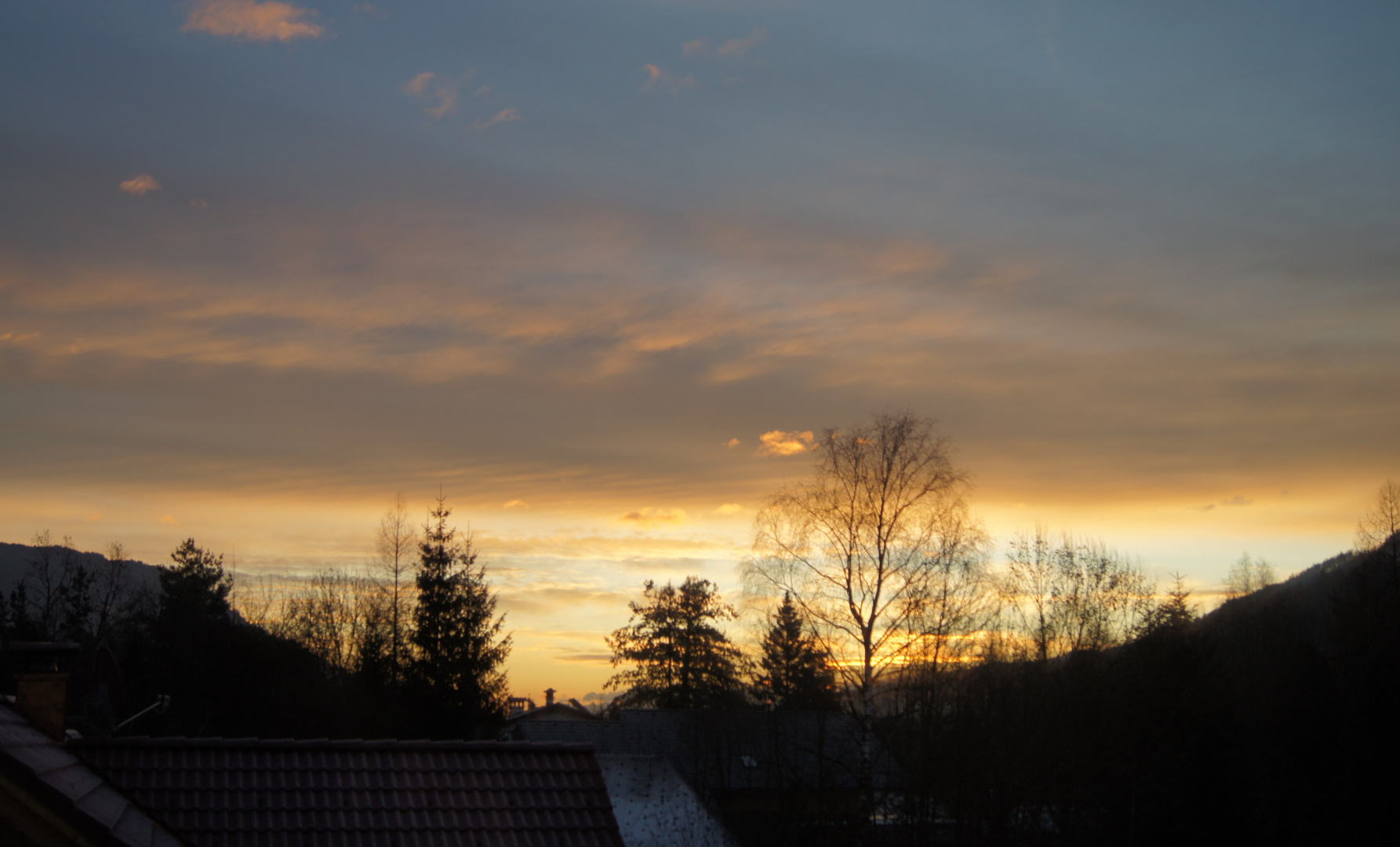 Morgens am Balkon