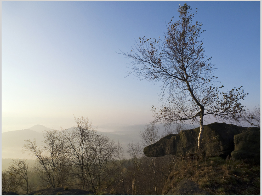 morgens am Berg