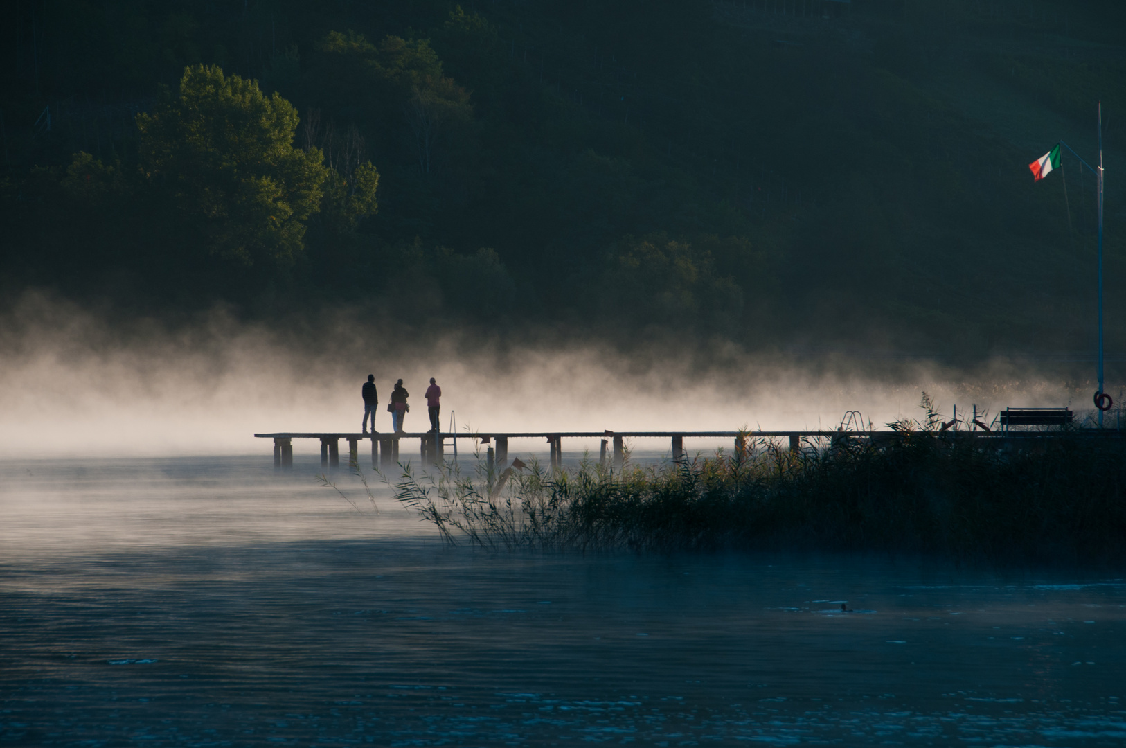 morgens am Caldonazzo See