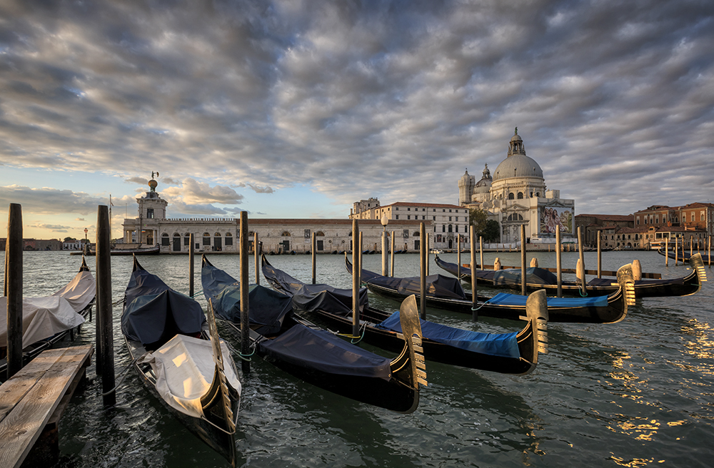 Morgens am Canal Grande