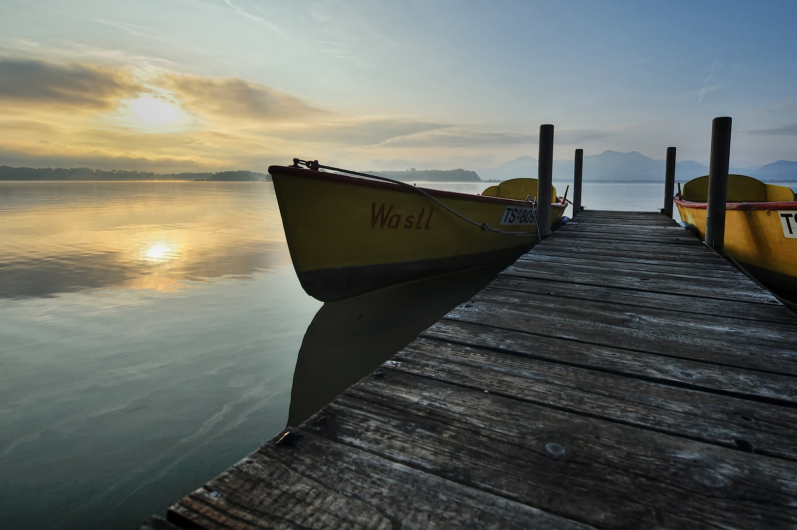 Morgens am Chiemsee